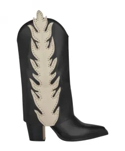 Гетры, ботинки, пламя и заклепки Alma En Pena, черный