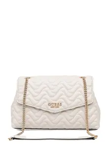 Стеганая сумка на цепочке Guess Usa, нейтральный