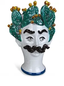 Керамическая ваза cacti, 30 см, Les-Ottomans, белый