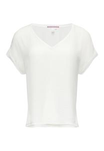 Базовая футболка V-NECK QS, кремовый