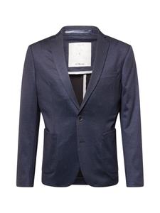 Пиджак стандартного кроя s.Oliver, темно-синий/темно-синий