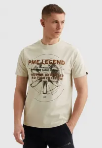 Футболка с принтом. Pme Legend, Bone White