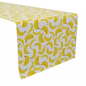 Настольная дорожка, 100 % хлопок, 16x90 дюймов, грозди бананов.