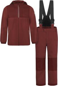 Лыжные штаны Normani Outdoor Sports Kinder WinterSet Thermohose und Thermojacke, красный