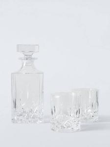 Набор для подарка Paloma Opera Crystal Glass: графин 750 мл и 2 стакана тумблеры John Lewis, Clear