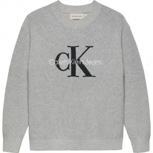 Толстовка Calvin Klein Jeans Towelling Stitch, серый