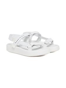 Кожаные сандалии MM6 Maison Margiela Kids, белый