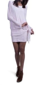 Платье-туника Teresa с длинными рукавами, мини, розового цвета Gigi Moda, розовый