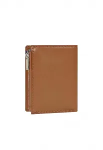 Кошелек martin lisse moyen modele на вертикальной молнии Le Tanneur, Brown