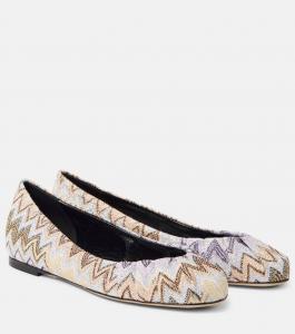 Балетки Iris Zigzag Missoni, цвет dark rainbow