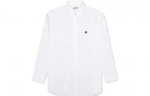 CDG Play Рубашка SS24 Unisex White