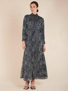 Монохромное макси-платье для кадрили Aab, черный