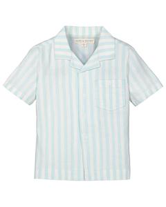 Hope & Henry Рубашка в стиле кэмп, зеленый