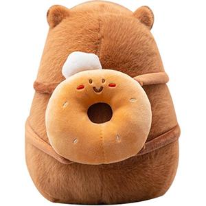 Милый рюкзак капибара коллекция еды плюшевые куклы 25см/35см/45см/60см высота MERCONSER