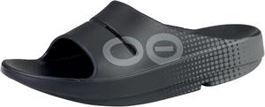 OOFOS унисекс-взрослые спортивные шлепанцы Ooahh, черный