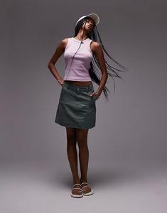 Юбка Carhartt WIP Maeve с двойным коленом цвета хаки