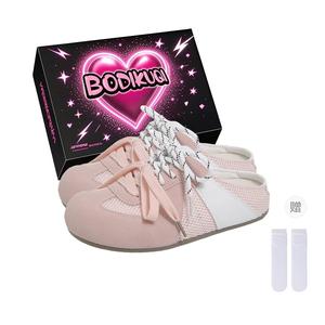 Boldi Kuki Закрытые тапочки женские розовые (эксклюзивная коробка+носки), цвет Pink (Exclusive Box+Socks)