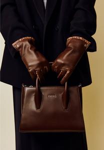 Перчатки Roeckl BERLIN, Walnut Leo/Light Brown