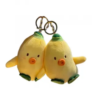 Причудливый брелок для сумки банановая уточка плюшевый кулон высота 13cm 77 SEVEN DREAM