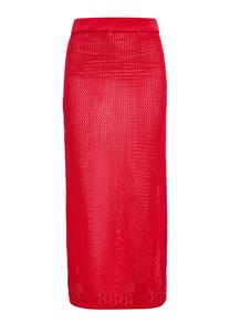 Длинная юбка IZIA, красный