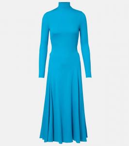 Открытая майка миди-платье Alaïa, Turquoise