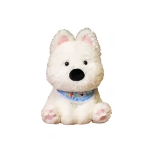 Cute Chip Дунди вест хайленд дог розовый синий шарф собака плюшевые куклы 30см/40см высота