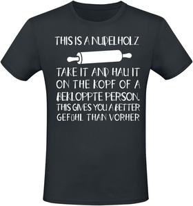 Футболка Sprüche This Is A Nudelholz, черный