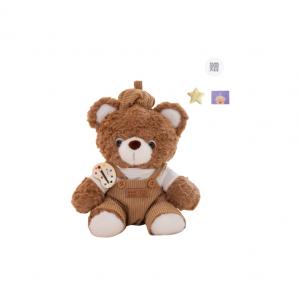 OU DI PIG Милый креативный плюшевый мишка-зайка Mocha, высота 25 см