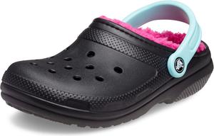 Женские классические сабо Crocs с утепленной подкладкой, розовый