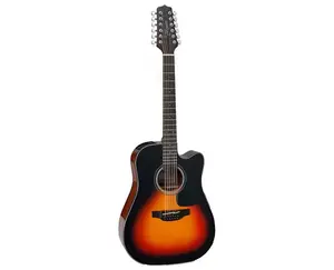 Акустическая/электрогитара Takamine GD30CE12BSB с 12 струнами - коричневый солнечный взрыв