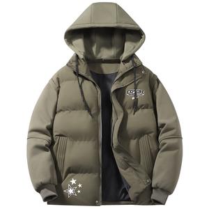 Пуховик Unisex Hooded Moderate Padded WARRIOR, coffee