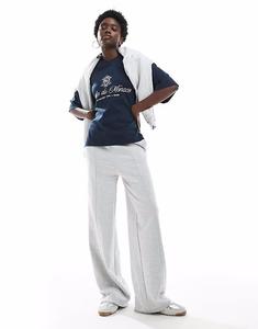 Футболка большого размера с вышитым логотипом 4th & Reckless темно-синего цвета