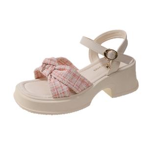 Женские сандалии на одной застежке TAFN, розовый