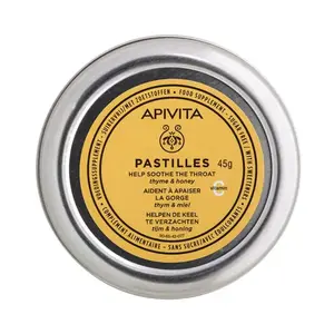 Для облегчения горла и кашля Pastillas Miel Y Tomillo Apivita, 1 UD