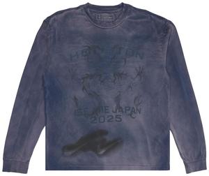 Cactus Jack by Travis Scott Футболка с длинными рукавами Cactus Jack от Travis Scott x Fragment x Nike Houston To ISE MIE, темно-синяя