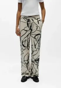 Брюки широкого кроя Object, Sandshell