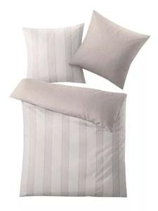 Сатиновое постельное белье Lina в цвете тауп Kleine Wolke, 155 x 220 + 80 x 80 см