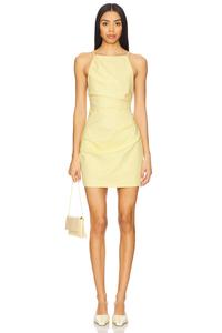 Мини-платье Emmie Misha, lemon