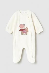 Детский комбинезон-пижама Mayoral Newborn, бежевый
