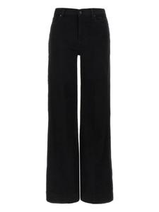 Джинсы с широкими штанинами 7 For All Mankind, черный