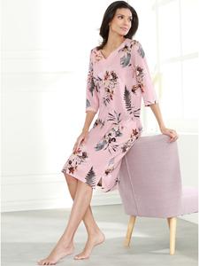 Ночная рубашка с нежно-розовым принтом Sieh an!