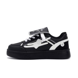 HUANQIU Кроссовки Air Force 1 Coverage Abrasion Resistant Low top женские черные