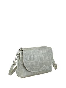 Сумка через плечо Амстердам серого цвета collezione alessandro