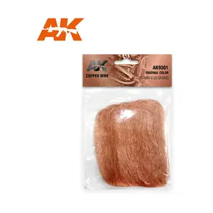 Медный провод — оригинальный цвет, 0,07 мм x 20 грамм, Supplies & Accessories (AK-Interactive)