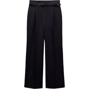 ZARA Повседневные брюки женские Sea Blue