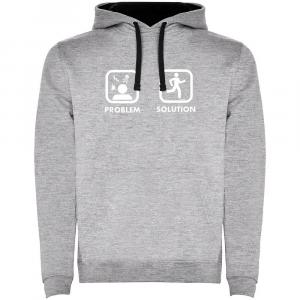 Худи Kruskis Problem Solution Run Two-Colour, серый