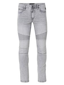 Джинсы KOROSHI Biker skinny fit jeans., серый