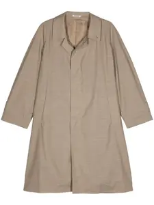 Шерстяное пальто Auralee, нейтральный