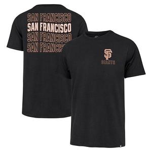 Мужская футболка '47 black San Francisco Giants Hang Back Franklin Unbranded