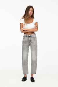Базовые джинсы mom Pull And Bear, серый